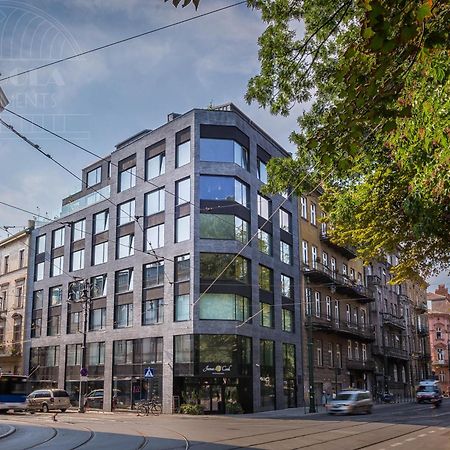 Modern View Of Planty Park Apartment Krakow Exterior photo