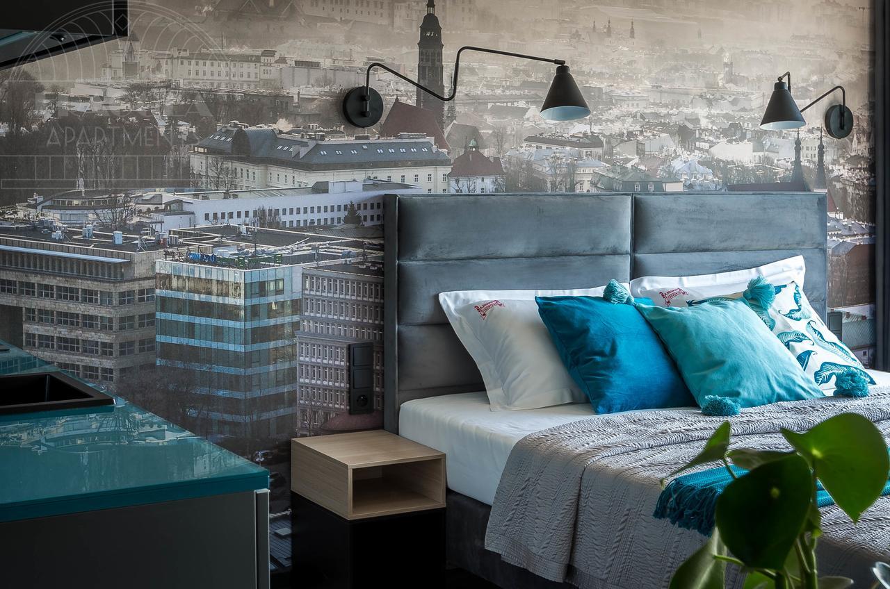 Modern View Of Planty Park Apartment Krakow Exterior photo