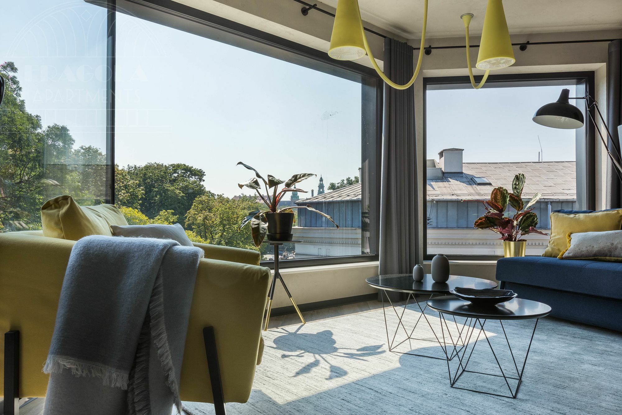 Modern View Of Planty Park Apartment Krakow Exterior photo